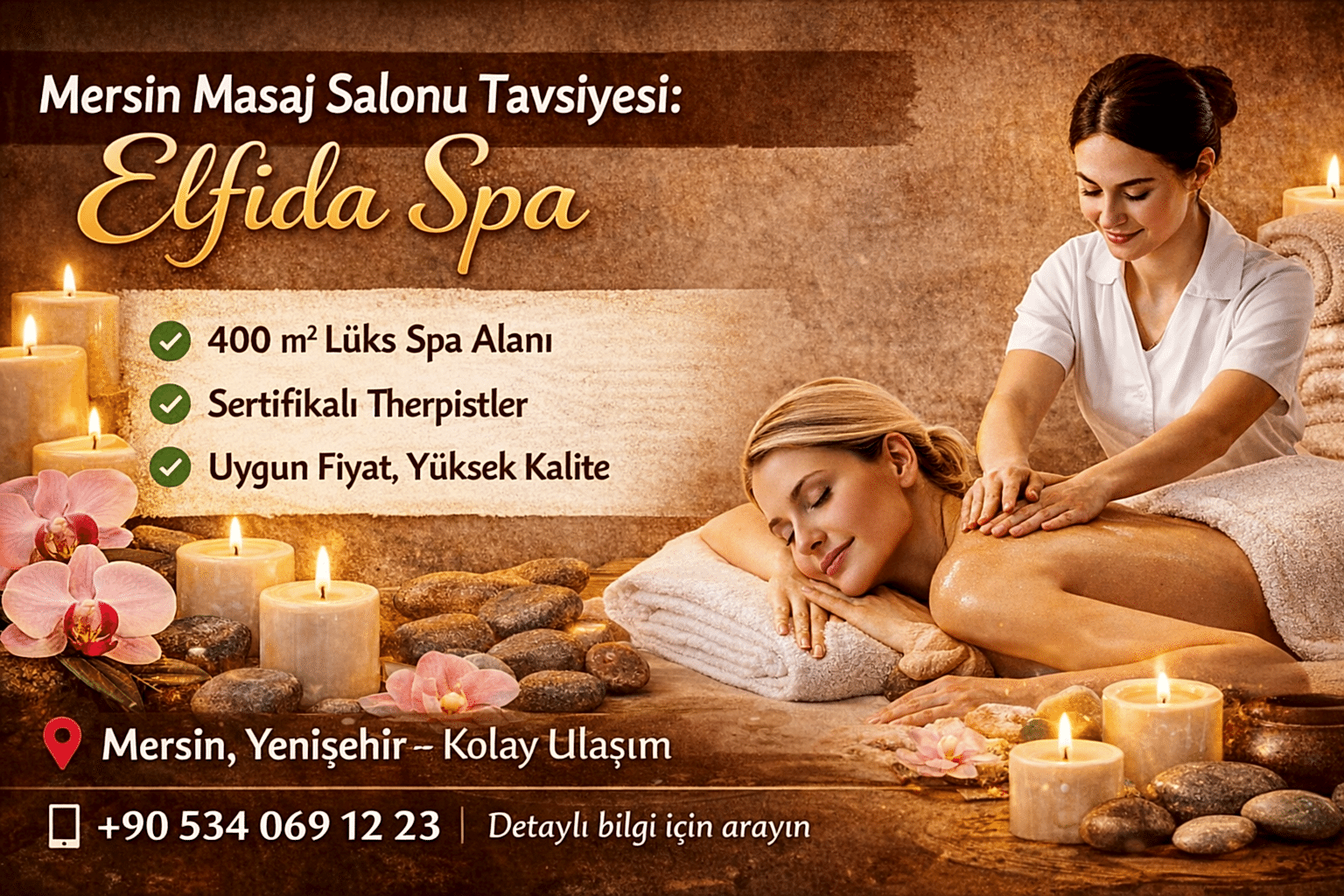 Mersin Masaj Salonu Tavsiyesi: Elfida Spa Mersin Masaj Salonu Tavsiyesi: Elfida Spa